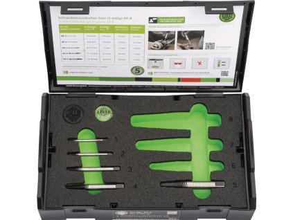 Súprava na vyťahovanie skrutiek 49-A M3 - M18 5-dielna (Farba M3 - M18, Veľkosť 5-dielny)
