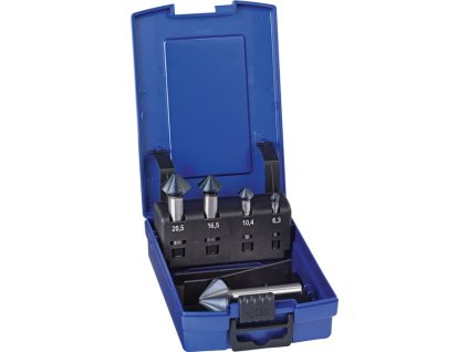 Súprava záhlbníkov DIN 335 C 90° 6,3-25,0 mm HSS Nano (Farba 6,3-25,0 mm, Veľkosť HSS Nano)