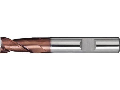 Fréza na vŕtanie drážok DIN 6527 L Typ N Menovitý Ø 8 mm Dĺžka doštičky 25 mm Plný karbid TiAlN (Farba Menovitý Ø 8 mm Dĺžka vložky 25 mm, Veľkosť Plný karbid TiAlN DIN 6535 HB)
