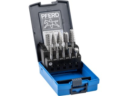 Súprava fréz 81 Stopka-Ø 6 mm 10 kusov HSS 3 (Farba Stopka Ø 6 mm 10 ks, Veľkosť HSS 3)