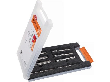 Súprava jadrových vrtákov To najlepšie z 8-dielna súprava Ø 12-22 mm HSS (Farba 8 ks Ø 12-22 mm, Veľkosť HSS)