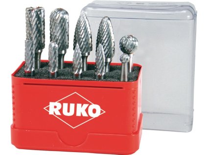 Súprava fréz  Stopka Ø 6 mm 10 kusov HM ZYA-ST/WRC/SPG/RBF/KUD (Farba Stopka Ø 6 mm 10 kusov, Veľkosť HM ZYA-ST/WRC/SPG/RBF/KUD)