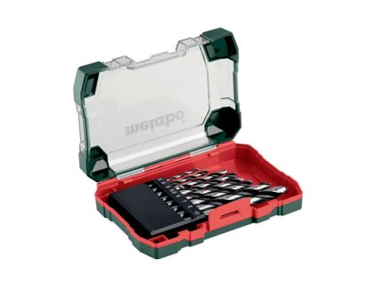 Sada vrtákov do dreva Podobné ako DIN7487 8tlg. Inhalt:3/4/5/5,5/6/7/8/10mm Tvrdené CV so stre (Farba 8tlg. Inhalt:3/4/5/5,5/6/7/8/10mm, Veľkosť Tvrdené CV so stredovým hrotom)