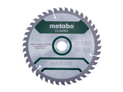 Kotúčová píla multi cut classic D160x2,2/1,4 x otvor20 mm Počet zubov 42 FZ/TZ (Farba D160x2,2/1,4 x otvor20 mm Počet zubov 42, Veľkosť FZ/TZ)