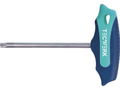 Skrutkovač s krížovou rukoväťou TECWERK T 20x100mm (Farba T 20x100 mm, Veľkosť Dvojzložková rukoväť)