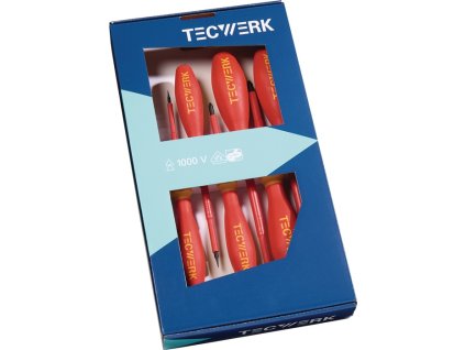 Súprava skrutkovačov  7-dielna súprava Drážkované / PZD (Farba 7 kusov, Veľkosť Drážkované / PZD)