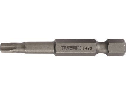 Bit TECWERK 1/4 ″ T 20 Dĺžka 50 mm (Farba 1/4 ″ T 20 dĺžka 50 mm, Veľkosť s otvorom)