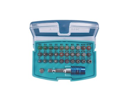 Sortiment bitov TECWERK 32 kusov (Farba 32 dielov, Veľkosť Drážkované/PH/PZD/TX/TX-BO/6Kt.)