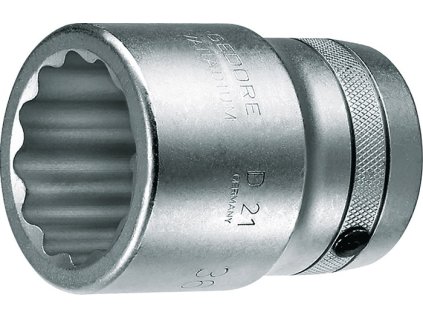 Nástrčný kľúč s vložkou D 21 1 ″ 12-hranný Šírka po plochách 80 mm (Farba 1 ″ 12-hranný, Veľkosť Šírka naprieč plochami 80 mm)