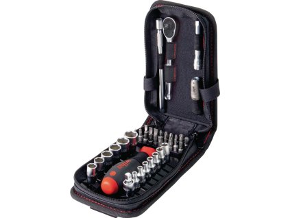 Súprava bitov/nástrčných kľúčov 44684 39-dielna súprava Nástrčné hlavice s drážkou/PH/PZD/T/ratché/6 (Farba 39 kusov, Veľkosť Štrbinová/PH/PZD/T/ratch/6 zásuviek)