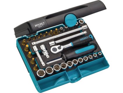 Sada nástrčných kľúčov 854T 33 dielov 1/4″ Šírka naprieč plochami 5-14 mm (Farba 33 dielov 1/4″, Veľkosť Šírka naprieč plochami 5-14 mm)