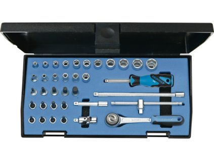 Sada nástrčných kľúčov 20 ITU-3 36 dielov 1/4 ″ Šírka cez ploché drážky 4-14 mm (Farba 36 dielov 1/4 ″, Veľkosť Šírka cez roviny 4-14 mm)