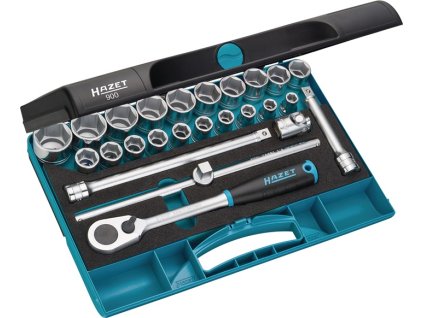 Sada nástrčných kľúčov 900 25 kusov 1/2 ″ Šírka naprieč plochami 10-32 mm (Farba 25 kusov 1/2 ″, Veľkosť Šírka naprieč plochami 10-32 mm)