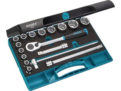 Sada nástrčných kľúčov 906 17 dielov 1/2 ″ Šírka naprieč plochami 10-32 mm (Farba 17 dielov 1/2 ″, Veľkosť Šírka naprieč plochami 10-32 mm)