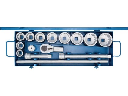 Sada nástrčných kľúčov D 21 EMU-10 15-dielny 1 ″ Šírka v rovine 36-80 mm (Farba 15-dielny 1 ″, Veľkosť Šírka v rovine 36-80 mm)