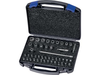Sada nástrčných hlavíc 700 KS 46 OL 46 kusov 1/4″ 6-KT/E/drážkované/PH/PZD/i6-KT/T/XZN (Farba 46 kusov 1/4″, Veľkosť 6-KT/E/drážkované/PH/PZD/i6-KT/T/XZN)