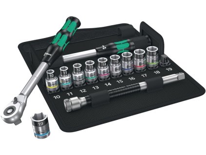 Sada nástrčných kľúčov 8006 SC 1 13-dielna 1/2″ Šírka cez rovinu 10-19 mm (Farba 13 dielov 1/2 ″, Veľkosť Šírka cez roviny 10-19 mm)