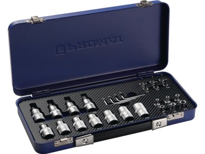 Sada nástrčných kľúčov  27 kusov 1/4 + 1/2 ″ (Farba 27 kusov, Veľkosť 1/4 + 1/2 ″)