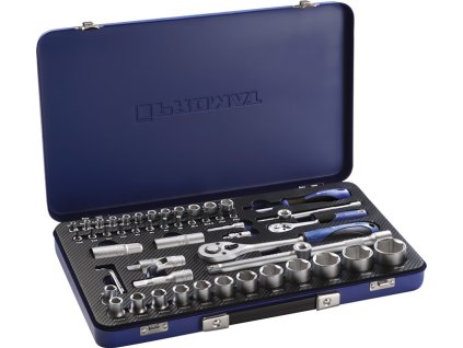 Sada nástrčných kľúčov  55 kusov 1/4 + 1/2 ″ Šírka cez roviny 4-32 mm (Farba 55 kusov 1/4 + 1/2 ″, Veľkosť Šírka cez ploché drážky 4-32 mm)