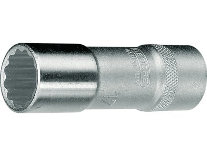 Nástrčný kľúč s vložkou D 19 L 1/2 ″ 12 štvorcový Šírka po plochách 21 mm (Farba 1/2 ″ 12-hranný, Veľkosť Šírka po plochách 21 mm)