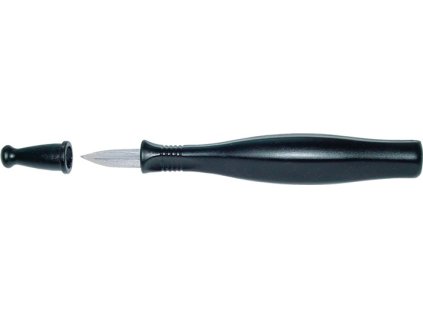 Jemná škrabka PROFILIT Dĺžka čepele 25 mm Trojuholníková 8 mm Plastová rukoväť (Farba Dĺžka čepele 25 mm Trojuholníková 8 mm, Veľkosť Plastová rukoväť)