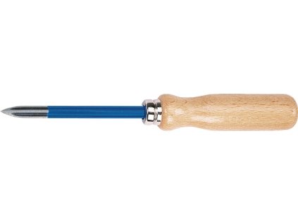 Škrabka pre presnú mechaniku  Dĺžka čepele 85 mm Trojuholníková 7 mm drevená rukoväť (Farba Dĺžka čepele 85 mm Trojuholníková 7 mm, Veľkosť Drevená rukoväť)