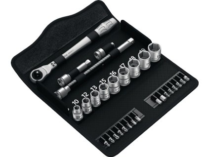 Sada nástrčných kľúčov Zyklop Metal 8100 SB 8 29-dielny 3/8″ Šírka v rovinách 8-19 mm (Farba 29-dielny 3/8″, Veľkosť Šírka v rovinách 8-19 mm)