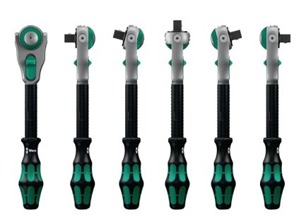 Otočná a reverzibilná račňa Rýchlosť kyklopov 3/8 ″ Počet zubov 72 Dĺžka 199 mm (Farba 3/8 ″ Počet zubov 72, Veľkosť Dĺžka 199 mm)