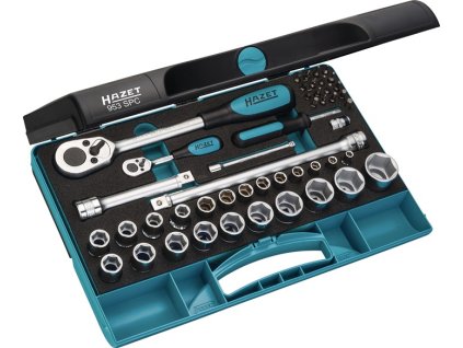 Sada nástrčných kľúčov 953SPC 47 dielov 1/4 + 1/2 ″ Šírka cez roviny 5-27 mm (Farba 47 dielov 1/4 + 1/2 ″, Veľkosť Šírka cez roviny 5-27 mm)