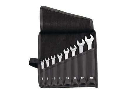 Sada kombinovaných kľúčov  8-dielny kľúč so šírkou 8-19 mm Forma A CV oceľ (Farba 8-dielny kľúč so šírkou 8-19 mm, Veľkosť Tvar A CV oceľ)