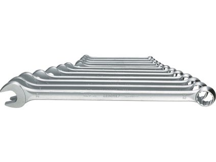 Sada kombinovaných kľúčov 7 XL-012 12-dielny kľúč so šírkou 10-32 mm Forma A CV oceľ (Farba 12-dielny Šírka naprieč plochami 10-32 mm, Veľkosť Tvar A CV oceľ)