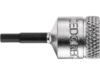 Nástrčný kľúč s vložkou IN 20 1/4 ″ šesťhranná objímka Šírka cez rovné plochy 8 mm (Farba 1/4 ″ šesťhranná objímka, Veľkosť Šírka cez ploché drážky 8 mm)