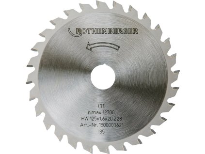 Pilový kotúč DURACUT Uni Vonkajší Ø 125 mm Počet zubov 28 Otvor 20 mm (Farba Vonkajší Ø 125 mm Počet zubov 28, Veľkosť Otvor 20 mm)