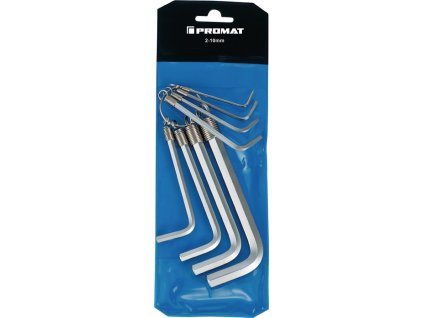 Sada inbusových skrutkovačov  8-dielne plastové puzdro SW 2 - 10 mm (Farba 8-dielne plastové vrecko, Veľkosť SW 2 - 10 mm)