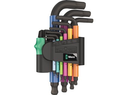 Sada ofsetových skrutkovačov 950/9 9-dielny plastový držiak SW 1,5 - 10 mm (Farba 9-dielny plastový držiak, Veľkosť SW 1,5 - 10 mm)