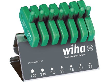 Súprava skrutkovačov 365 VB T6 - T20 s rukoväťou kľúča (Farba T6 - T20, Veľkosť s rukoväťou s kľúčom)
