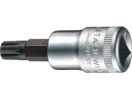 Vložka nástrčného kľúča 54 X 1/2 ″ vnútorný štvorhranný pohon M16 (Farba 1/2 ″ vnútorný viaczubý, Veľkosť M16)