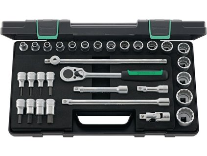 Sada nástrčných kľúčov 50/54/25/6 KN 31-dielny 1/2″ Šírka v rovine 8-32 mm (Farba 31-dielna 1/2 ″, Veľkosť Šírka cez rovinu 8 - 32 mm)