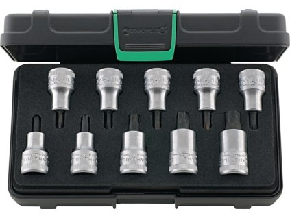 Sada nástrčných kľúčov 54TX/10 10 dielov 1/2 ″ (Farba 10 kusov, Veľkosť 1/2 ″)