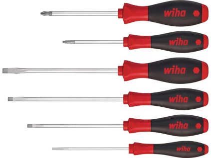 Súprava skrutkovačov 302 ZK6 SO Šesťdielna drážkovaná / PZD Viackomponentné rukoväte (Farba 6-dielna drážkovaná / PZD, Veľkosť viackomponentné rukoväte)