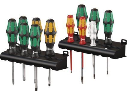 Súprava skrutkovačov Power form XXL 12-dielna drážkovaná / PH / PZD Rukoväť Kraftform (Farba 12-dielna drážkovaná / PH / PZD, Veľkosť Rukoväť Kraftform)