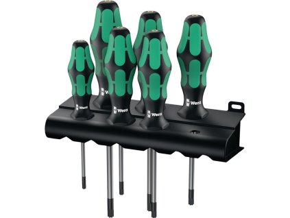 Súprava skrutkovačov 367/6 TORX BO 6-dielny TORX® s otvorom 2-zložková rukoväť (Farba 6-dielny TORX® s otvorom, Veľkosť Dvojzložková rukoväť)