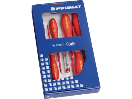 Súprava skrutkovačov štíhly 7-dielny S drážkami / PH (Farba 7 kusov, Veľkosť Drážka / PH)