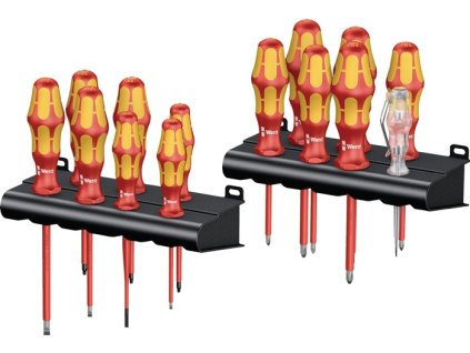 Súprava skrutkovačov Kraftform Big Pack 100 VDE 16 kusov Drážkované/PH/PZD/TX/+-(SL/PZD) (Farba 16 dielov, Veľkosť Drážkované/PH/PZD/TX/+-(SL/PZD))