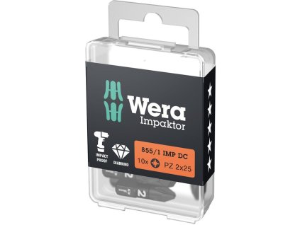 Bit 855/1 IMP DC PZD2 Dĺžka 25 mm 1/4 ″ C6,3 (Farba PZD2 Dĺžka 25 mm, Veľkosť 1/4 ″ C6,3)