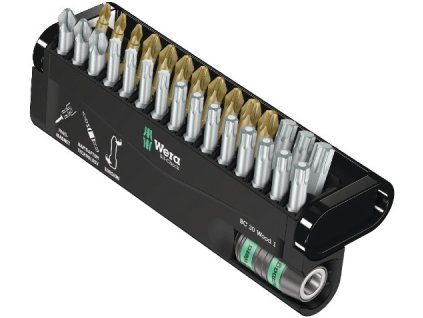 Sortiment bitov Bit-Check 30 Drevo 1 30-dielny PH/PZD/TX (Farba 30 dielov, Veľkosť PH/PZD/TX)