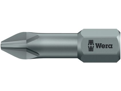 Bit 851/1 TZ 1/4 ″ PH 3 Dĺžka 25 mm Torzná zóna, odolná proti skrúteniu (Farba 1/4" PH 3 Dĺžka 25 mm, Veľkosť Torzná zóna, húževnato-tvrdá)