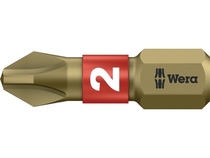 Bit 851/1 BTH 1/4 ″ PH 3 Dĺžka 25 mm BiTorsion, extra tvrdý (Farba 1/4" PH 3 Dĺžka 25 mm, Veľkosť BiTorsion, extra tvrdý)