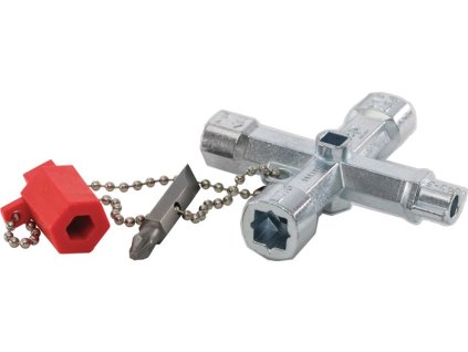 Kľúč na spínaciu skrinku Dvojhlavý kľúč 11 funkcií s bitovým adaptérom (Farba 11 funkcií, Veľkosť s adaptérom na bity)