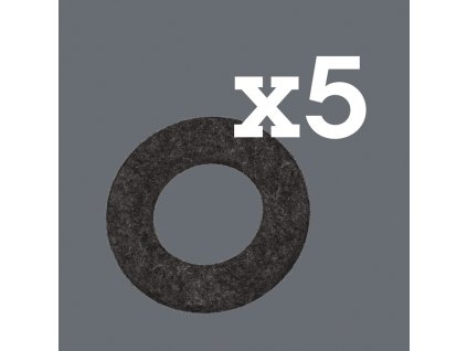 Náhradné plstené krúžky  Sada s 5 kusmi  (Farba Sada s 5 kusmi)